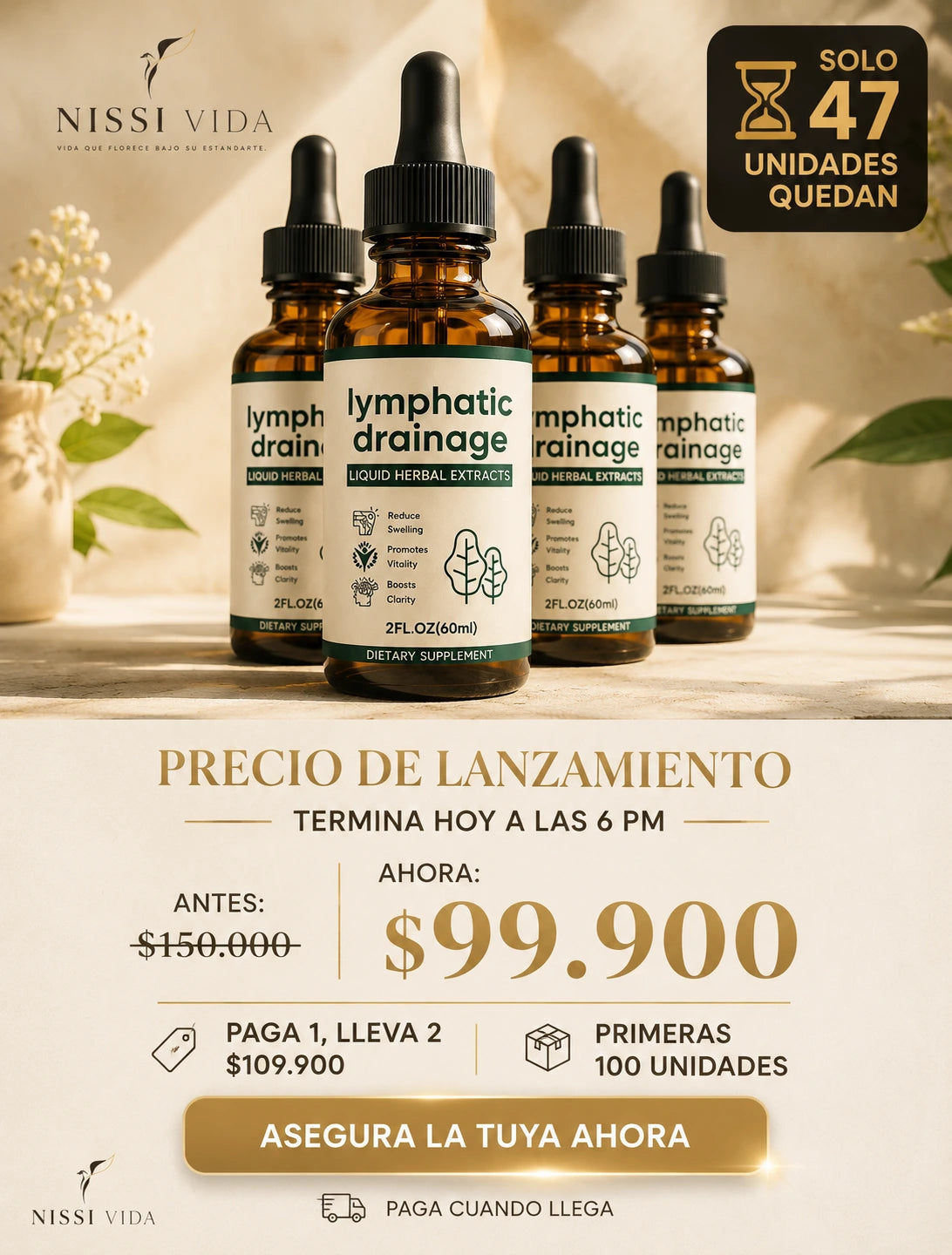 GOTAS DE DRENAJE LINFATICO